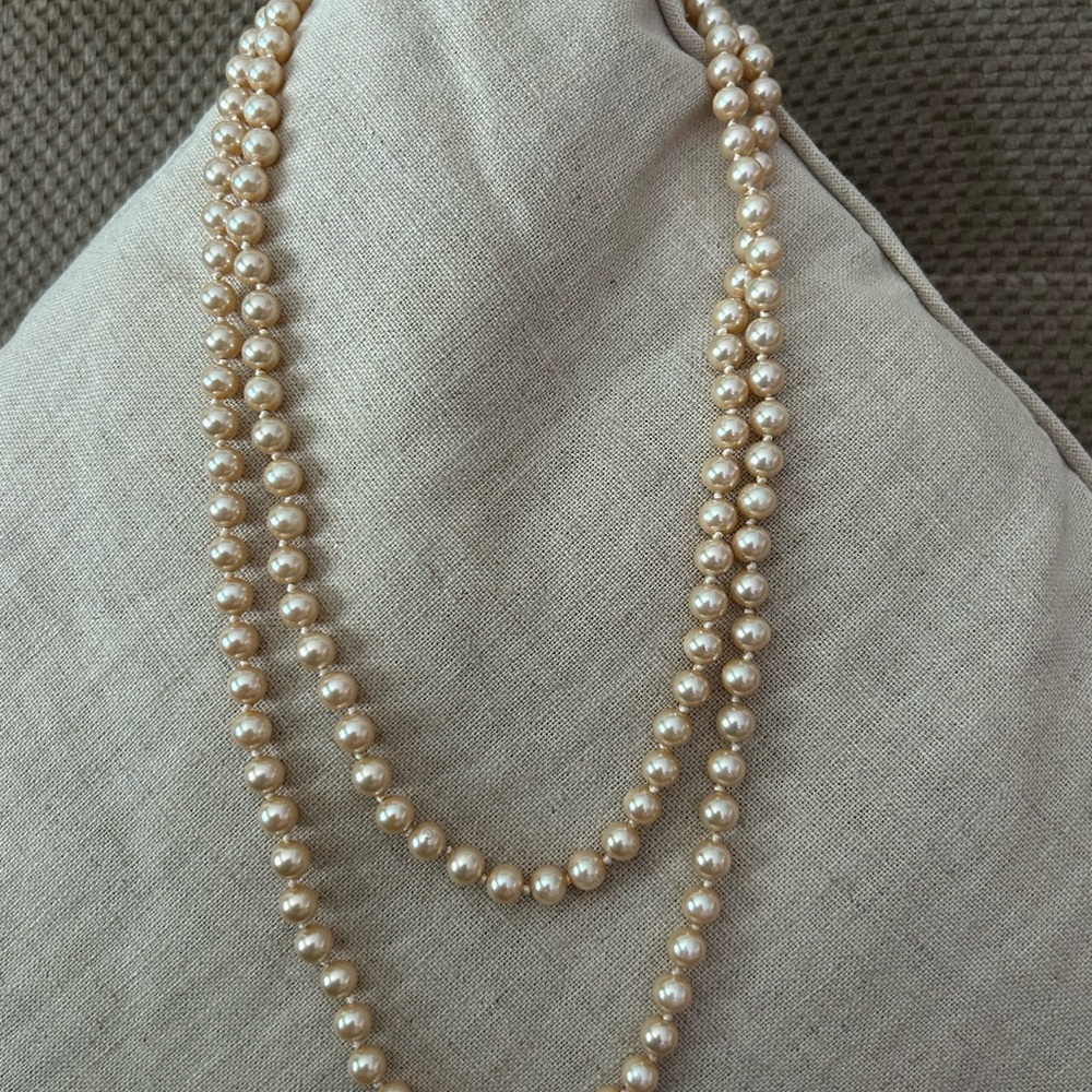 Classic Cream Faux Pearl Necklace